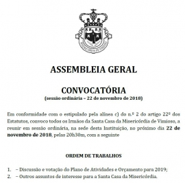 Convocatória 11/2018